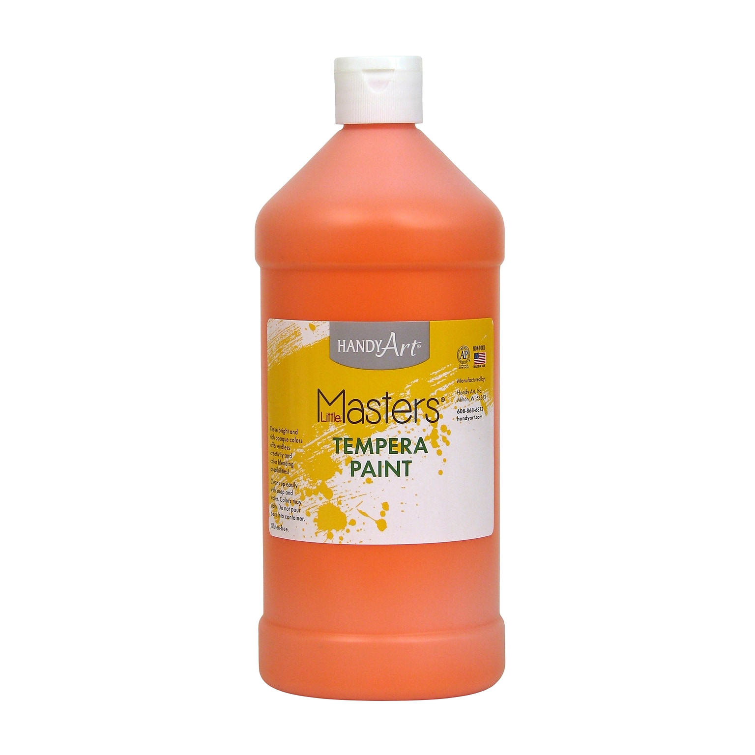 Little Masters® Tempera Paint, 32 oz., Orange