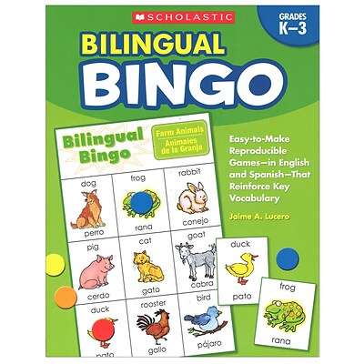 Scholastic Bilingual Bingo, Grades K-3