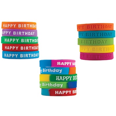 Teacher Created Resources Happy Birthday Wristband Classroom Super Set, 30 CT (TCR9804)