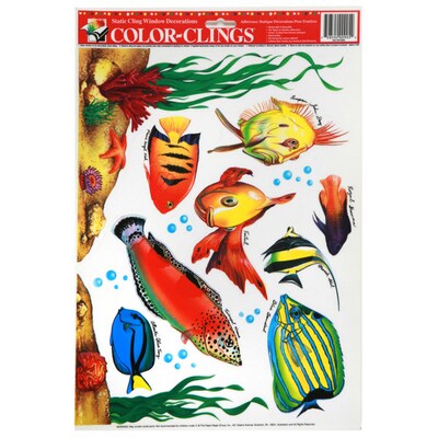 Eureka® Window Cling, Fish (EU-83623)