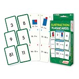 Subtraction Flash Cards for ages 5+, 1 pack of 162 cards (JRL205)