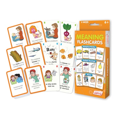 Meaning Flash Cards for grades 2-6, 1 pack of 162 cards (JRL207)