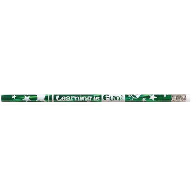 J.R. Moon Learning Is Fun Motivational Pencil, Pack of 144 (JRM8013G)