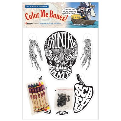 Know Yourself Color Me Bones (KWYCOL206SKEL)