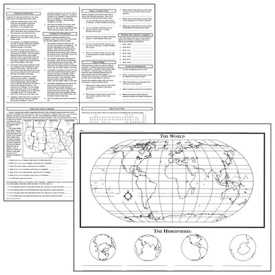 Basic Map Skills Activity Posters