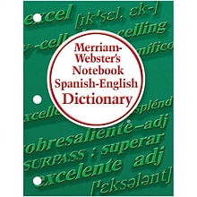 Merriam Websters Notebook Spanish-English Dictionary