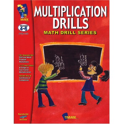 Math Drills, On The Mark Press Multiplication