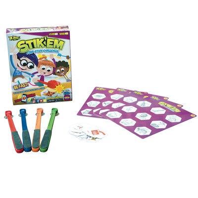 Zing Stik Em Family Game Basic Skills, PreK+ (OZWZG666)