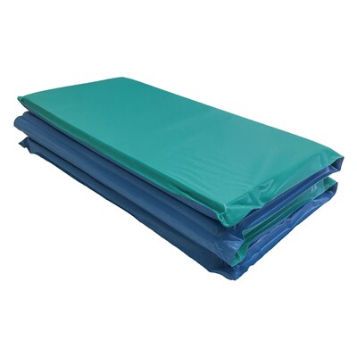 Peerless Plastics Daydreamer Vinyl Rest Mat, 48" x 24", Blue/Teal (PZ-HSM248)