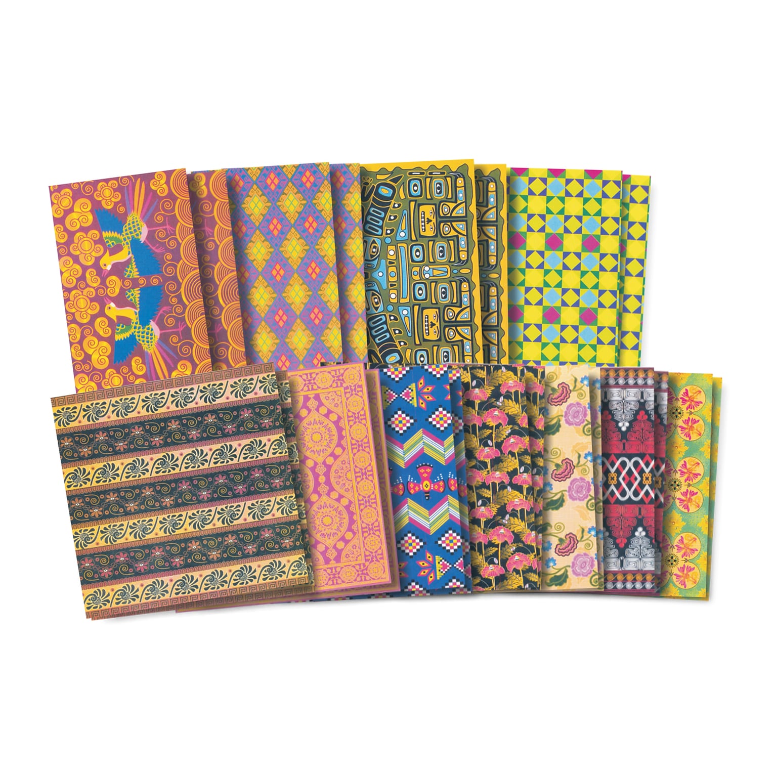 Roylco Global Village Craft Paper, Assorted Designs, 48 Sheets (R-15253)