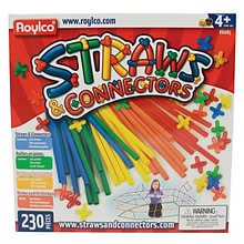 Straws & Connectors® Multicolor, 10.25 x 10, 230 pieces