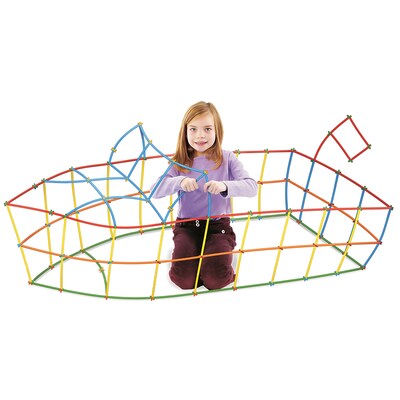 Straws & Connectors® Multicolor, 10.25" x 10", 230 pieces