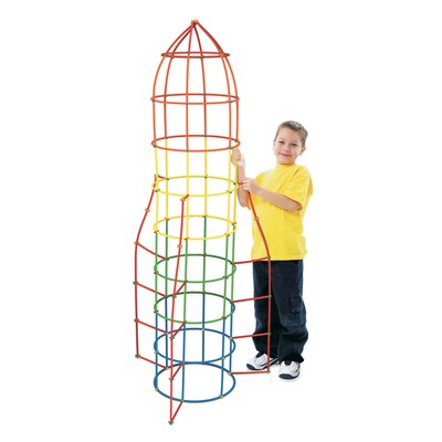 Straws & Connectors® Multicolor, 10.25" x 10", 230 pieces