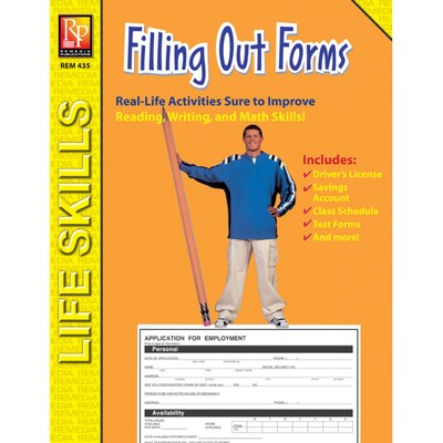 Remedia® Practical Practice Filling Out Forms Book, Grades 4th - High School, 2 EA/BD (REM435)