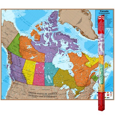 Canada Laminated Map