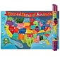 Round World Products United States Map for Kids, 24" x 36" (RWPKM02)