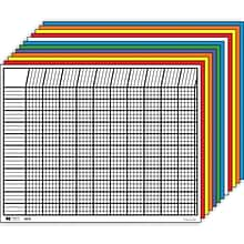 Creative Shapes Etc. Large Horizontal Incentive Chart Set, 28 x 22, Assorted Color, 12 ct. (SE-367