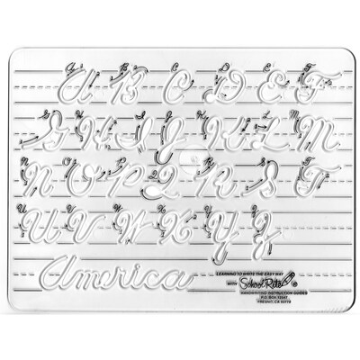 School-Rite® Handwriting Instruction Guides, Uppercase Cursive