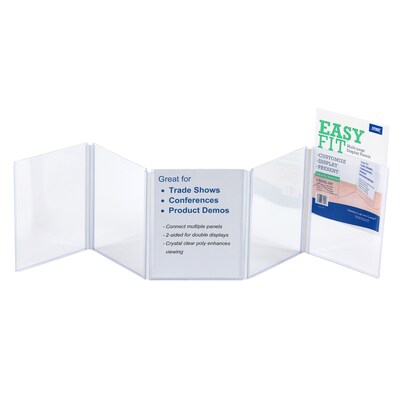 Stride Display Panels, 12" x 10", Clear, 5/Pack (STW65500)