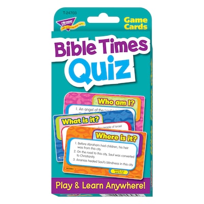 Bible Times Quiz Challenge Cards®