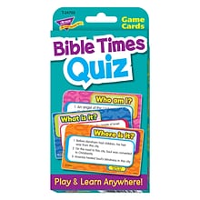 Bible Times Quiz Challenge Cards®