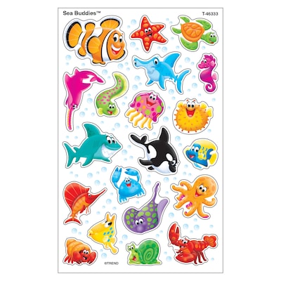 Trend Sea Buddies superShapes Stickers-Large, 160 CT (T-46333)