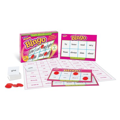 TREND enterprises, Inc. Sight Words Level 2 Bingo Game (T-6076)