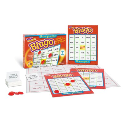 TREND enterprises, Inc. Homophones Bingo Game (T-6132)