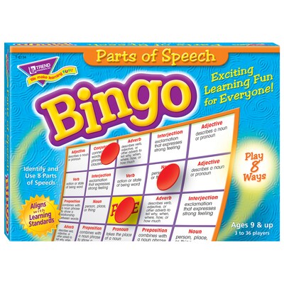 Trend® Bingo Games, Parts of Speech