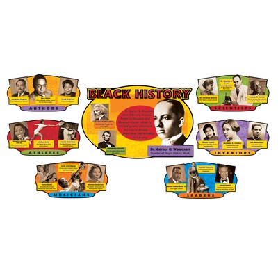 Trend Enterprises Black History Bulletin Board Set, 7 pieces (T-8095)