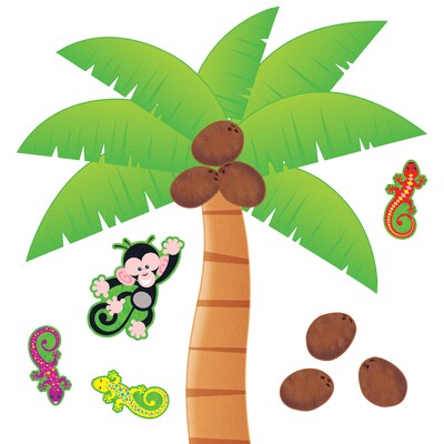 Palm Tree Bulletin Board Set, 27 pieces