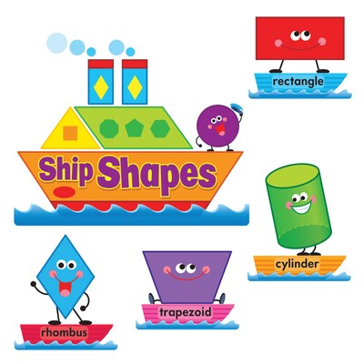 Trend Bulletin Board Sets, Ship Shapes and Colors
