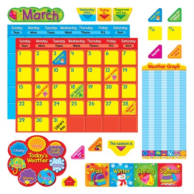Trend® Bulletin Board Sets, Classic Calendar Duo