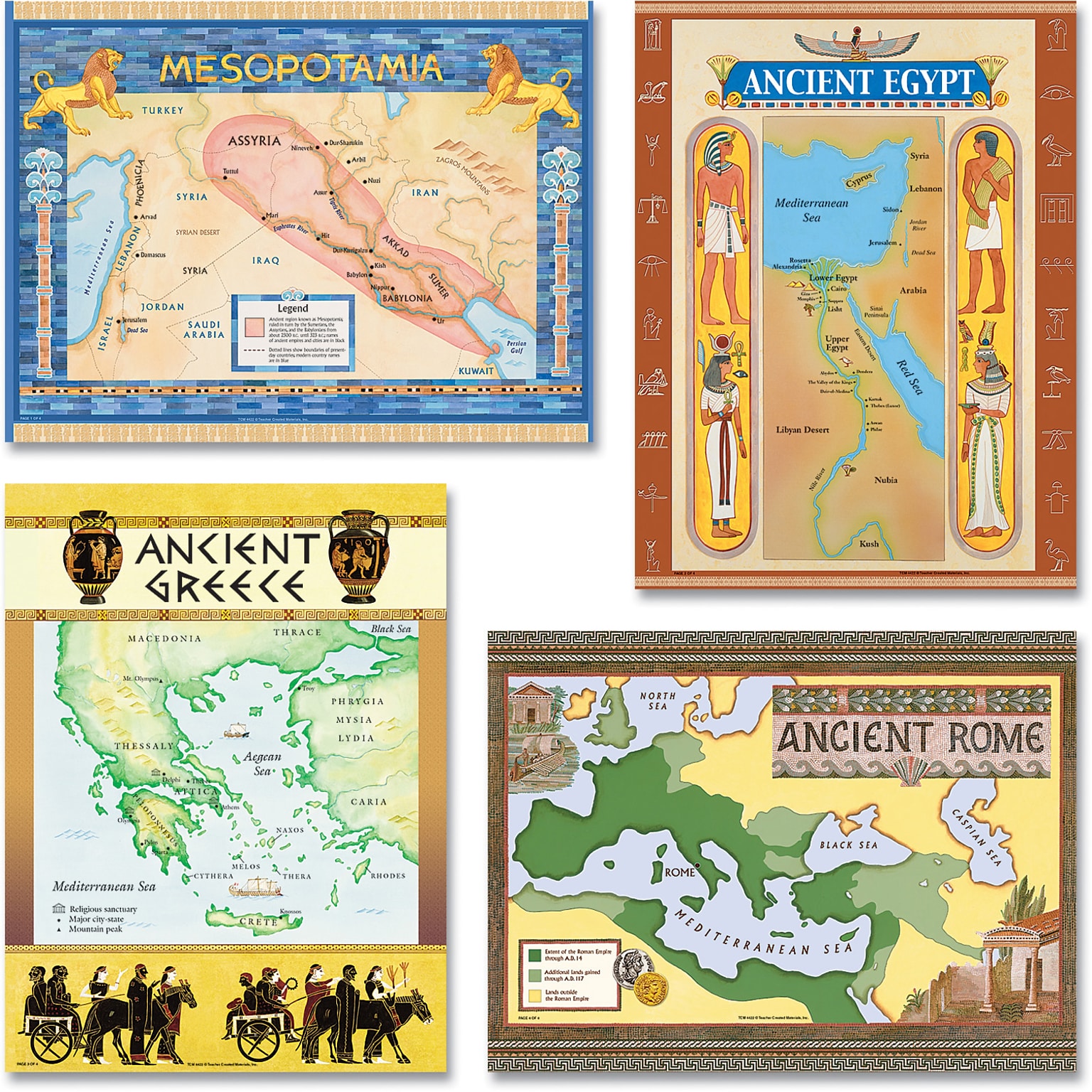 Ancient Civilizations Bulletin Board Set