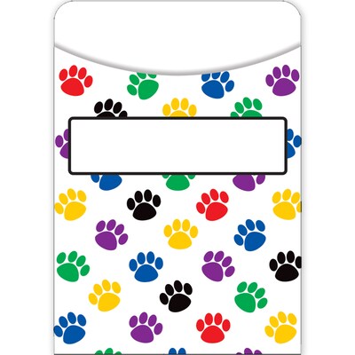 Teacher Created Resources Paw Print Library Pockets, Ages 4-14 (TCR5550)