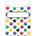 Teacher Created Resources Paw Print Library Pockets, Ages 4-14 (TCR5550)