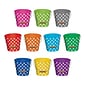 Teacher Created Resources 6" Polka Dots Buckets, Assorted Colors (TCR5631)