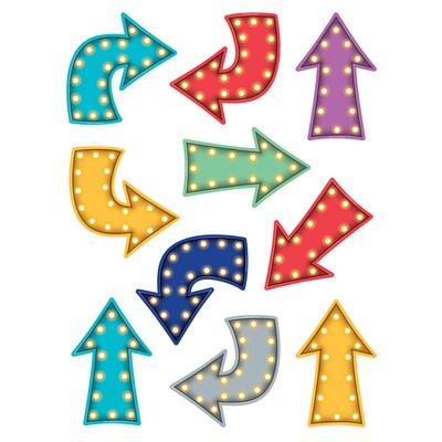 Teacher Created Resources 6 Marquee Arrows, Assorted Colors (TCR5871)