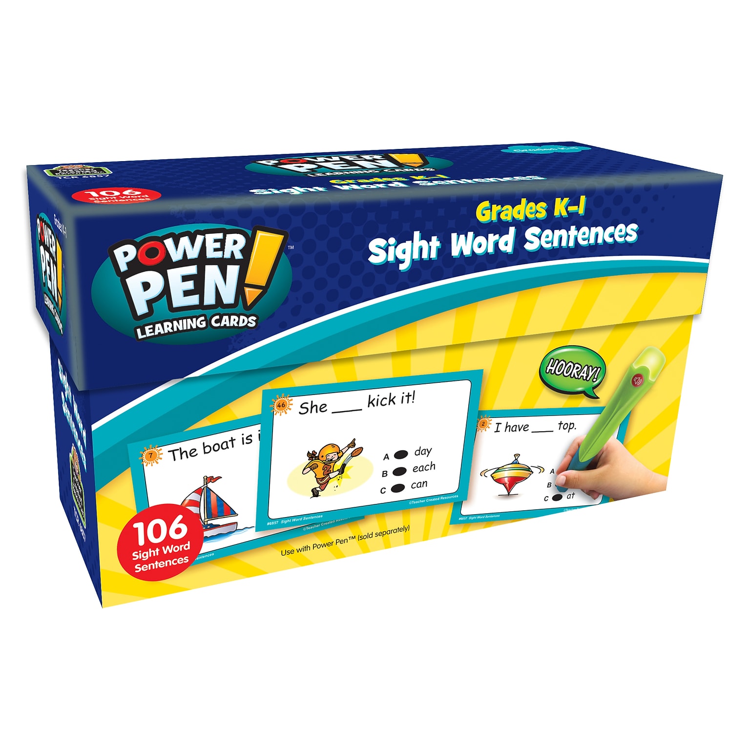 Teacher Created Resources Power Pen Sight Word Sentences, Grades K-1 (TCR6857)