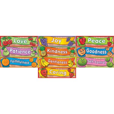 Fruit of the Spirit Headliners, 5x18, 10 pieces