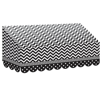 Teacher Created Resources Black & White Chevrons and Dots Awning (TCR77164)