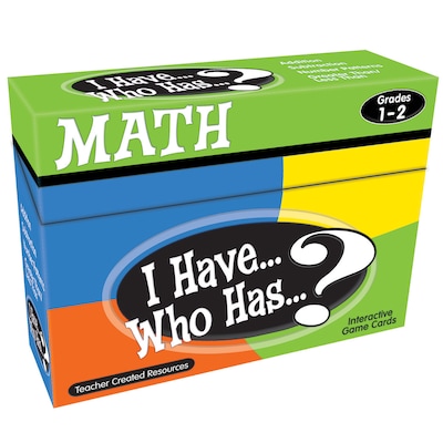 Teacher Created Resources I Have, Who Has Math Game, Grade 1-2 (TCR7817)