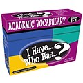 Teacher Created Resources® I Have... Who Has...? Academic Vocabulary Games, Grades 3-4
