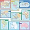 Teacher Created Resources Map Charts Set 9 Charts, 22 x 17 (TCR9689)