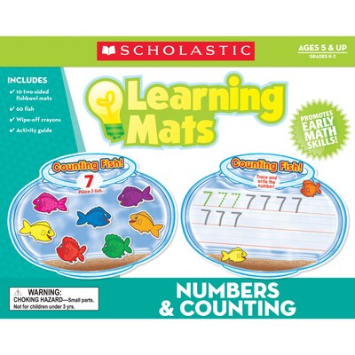 Teachers Friend® Numbers & Counting Learning Mat, Grades K - 2