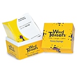 Word Teasers® Funny Sayings Flash Cards, Grade 2 -9, 150/Box