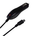 Insten® 12 - 24 VDC 600-750mA Micro-USB Car Charger With IC Chips