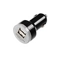 Insten® 2.1A Car Charger Adapter With Dual USB Output, Black