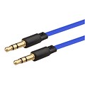 Insten® 3.3 3.5mm Male to Male Stereo Extension Cable, Dark Blue
