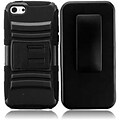 Insten For iPhone Lite Waterproof Cover holster Case with Stand - Black +Black3